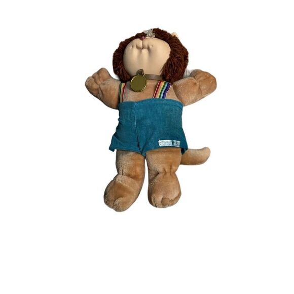 VINTAGE 1983 CABBAGE PATCH KIDS KOOSAS DOG BLUE PANTS STUFFED ANIMAL PLUSH TOY - Picture 3 of 9